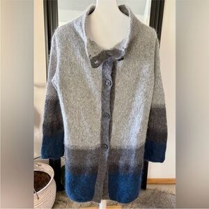 STRENESSE Mohair Wool Cardigan Sweater